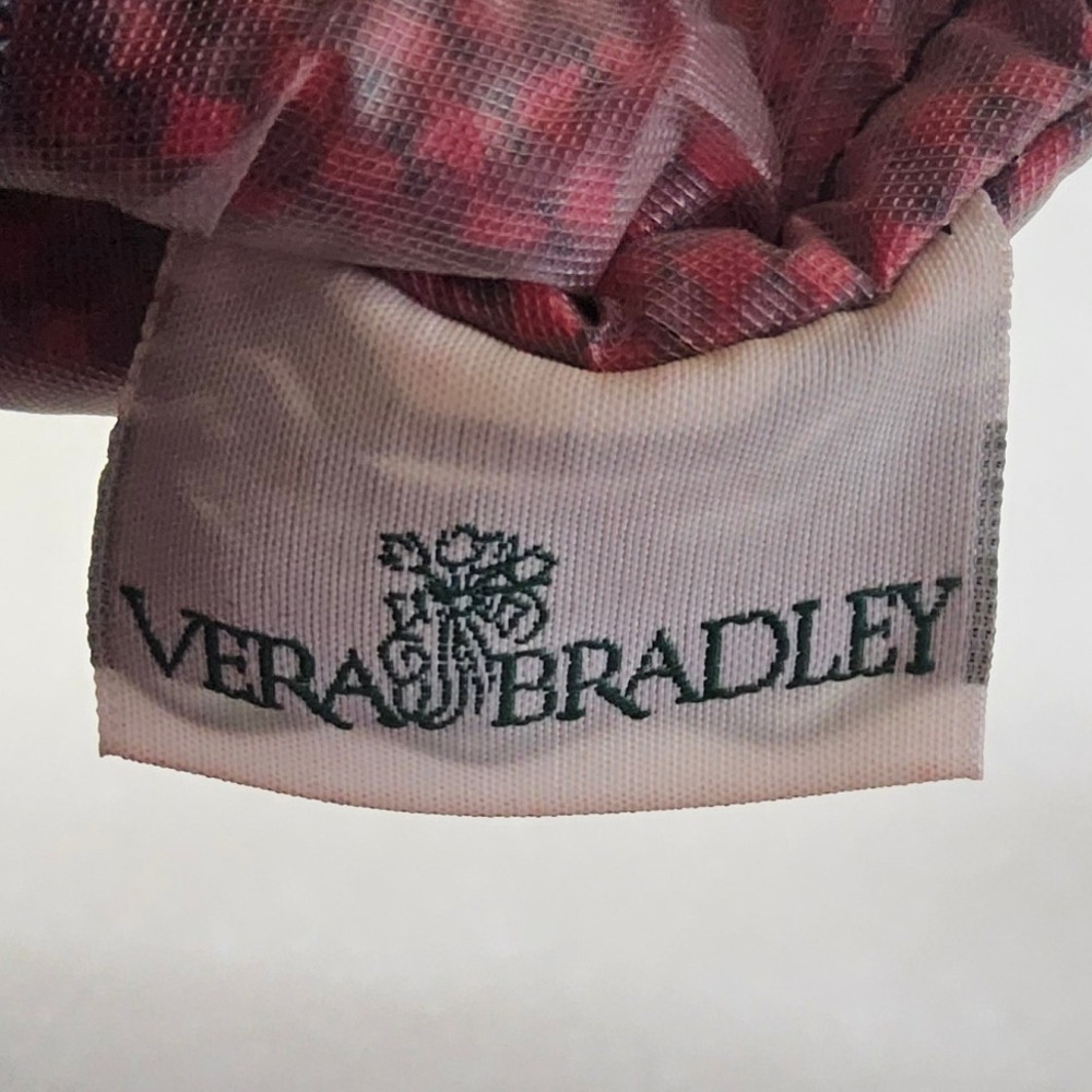 Vera Bradley Quilted Wristlet Clutch Bag Black Floral Travel‎ Cosmetic Makeup - Picture 12 of 13